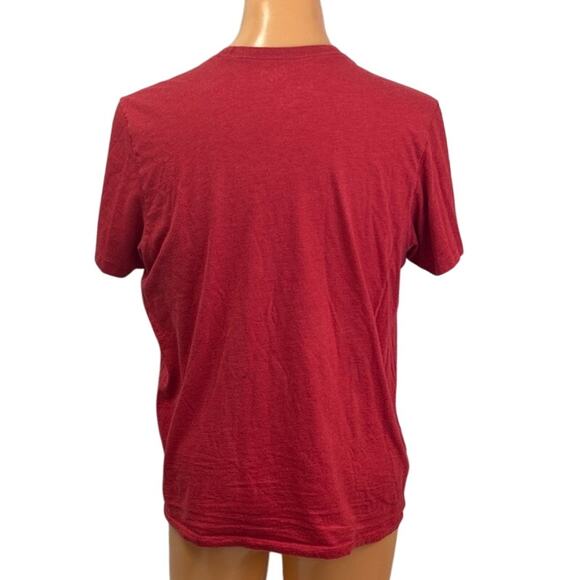 St Louis Cardinals Mens Large Red Baseball Polycotton Short Sleeve Tee Shirt - Picture 3 of 4